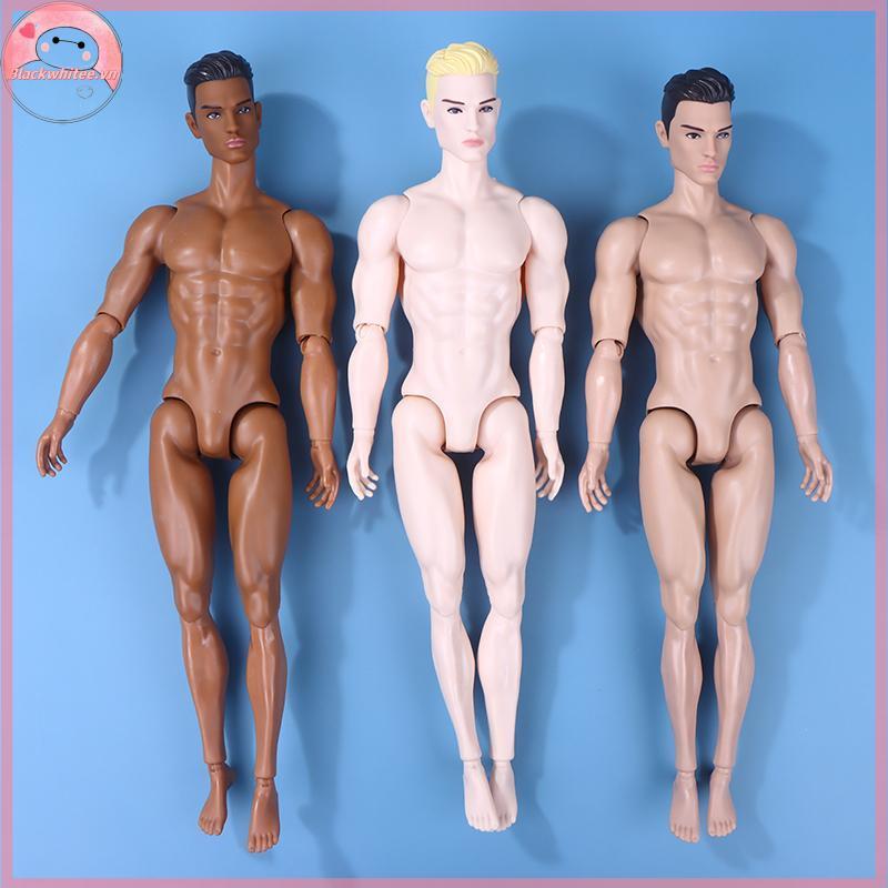 BWHTE 1/6 ตุ๊กตาชาย 35 ซม. ความสูง Man ตุ๊กตาสีขาว/ปกติ/Tan Skin Strong Man เพาะกายวัสดุสามสีผิวม.