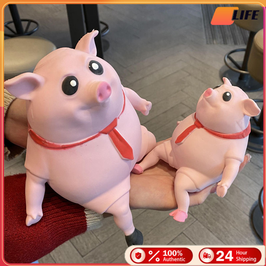 รองรับCOD！ตุ๊กตาซิลิโคน ตุ๊กตาหมู บีบอัด ยืดได้ ลดความเครียด นุ่มนิ่ม