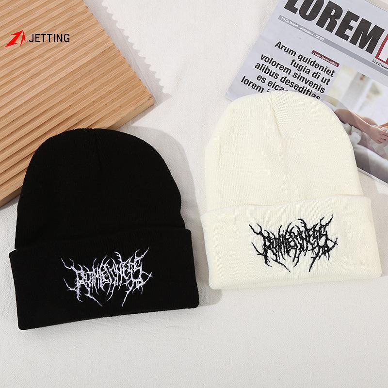 FSTH หมวกฤดูหนาวสําหรับ Unisex Beanies ถักน่ารักหมวก Lady ฤดูใบไม้ร่วงหญิง Beanie หมวกอุ่น Bonnet ผู้ชายสบายๆ HH