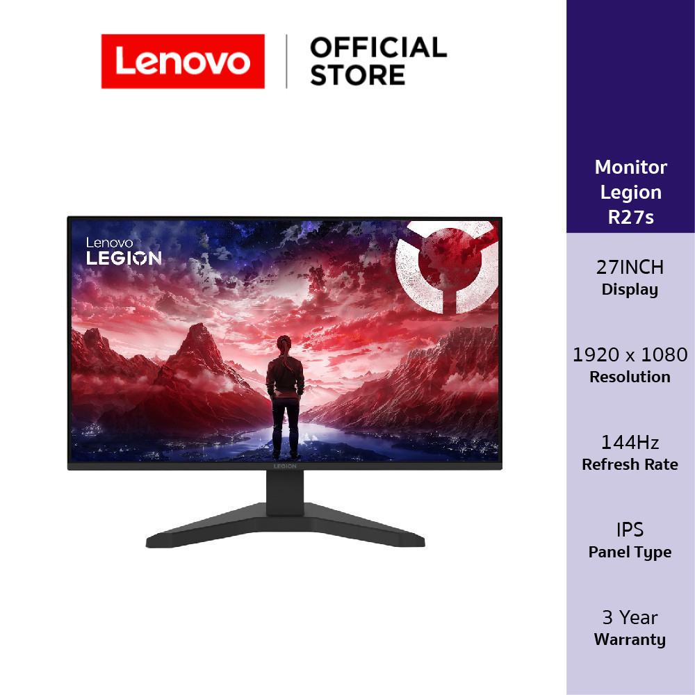 Lenovo Monitor Legion R27s(68CCGAC1TH) 27" INCH 1920 X 1080 IPS 144HZ