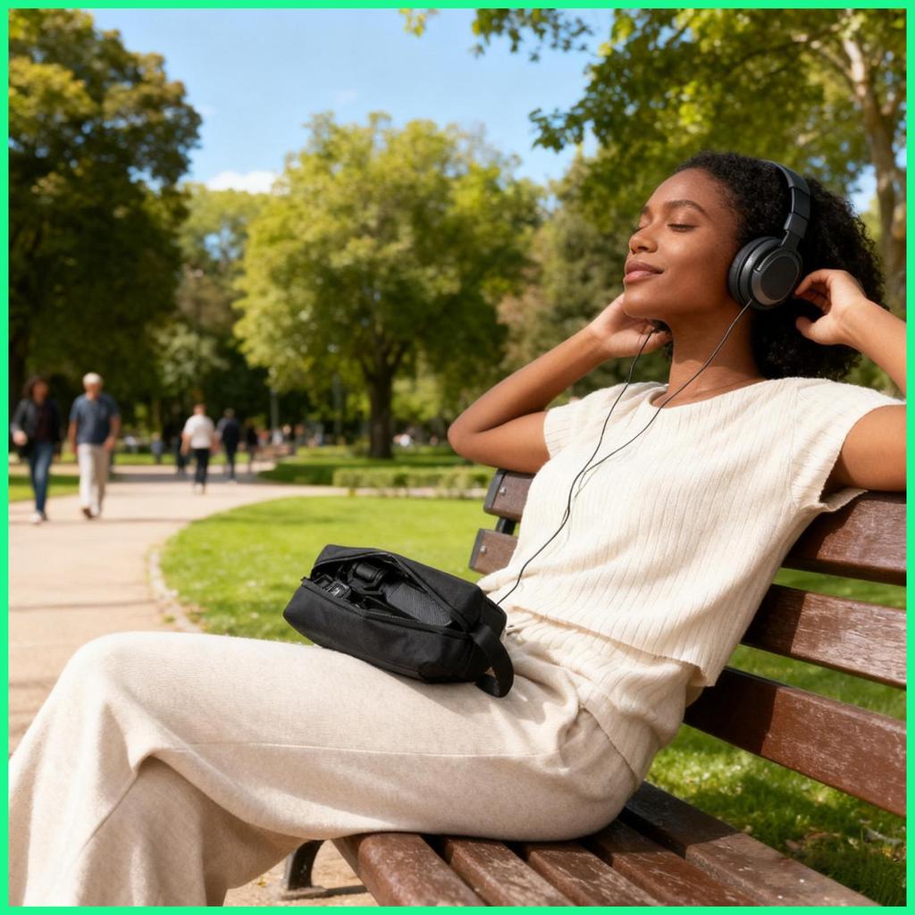 กล้องกระเป๋าเดินทางการถ่ายภาพสําหรับ Electronics Gadget หูฟังกล้องป้องกันกระเป๋าถือ Gadget juaph