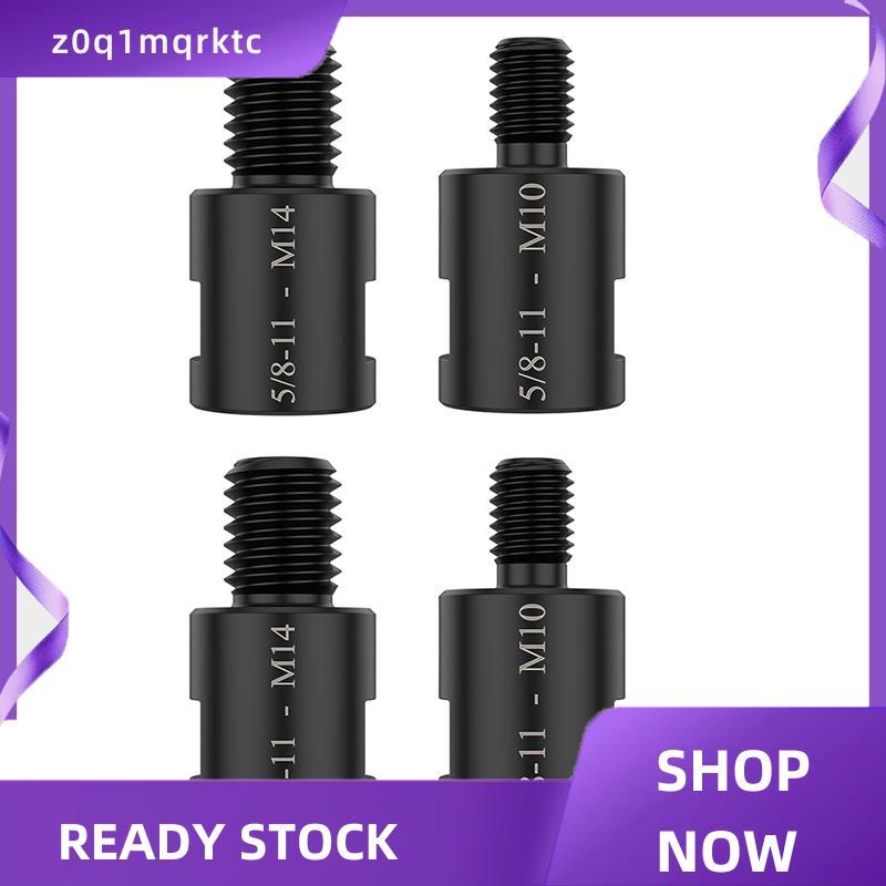 z0q1mqrktc 4 PC เครื่องบดมุมอะแดปเตอร์แปลง,5/8in-11 หญิง M14/M10 ชายอะแดปเตอร์ด้าย,สําหรับเครื่องบดม