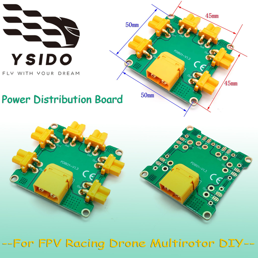 XT60 Power Distribution Board (PDB) w/ XT30 การเชื่อมต่อสําหรับ PM02 PM02D PM03 PM06 PM07 X500 V2 FP