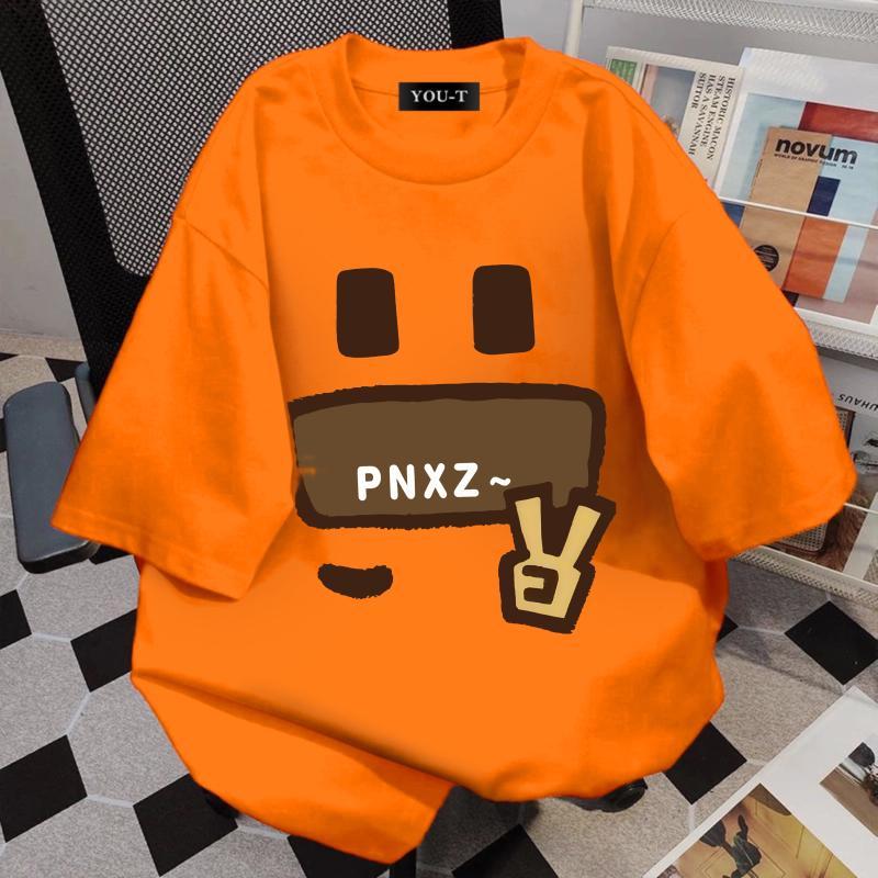 TeeTwoOneเสื้อน่ารัก  เกาหลีสไตล์ พิมพ์ลาย"Dog" สวมใส่สบาย สไตล์ดีไซเนอร์ แฟชั่นเกาหลี ผ้าคอตตอน 100% ทรงหลวม【COD】