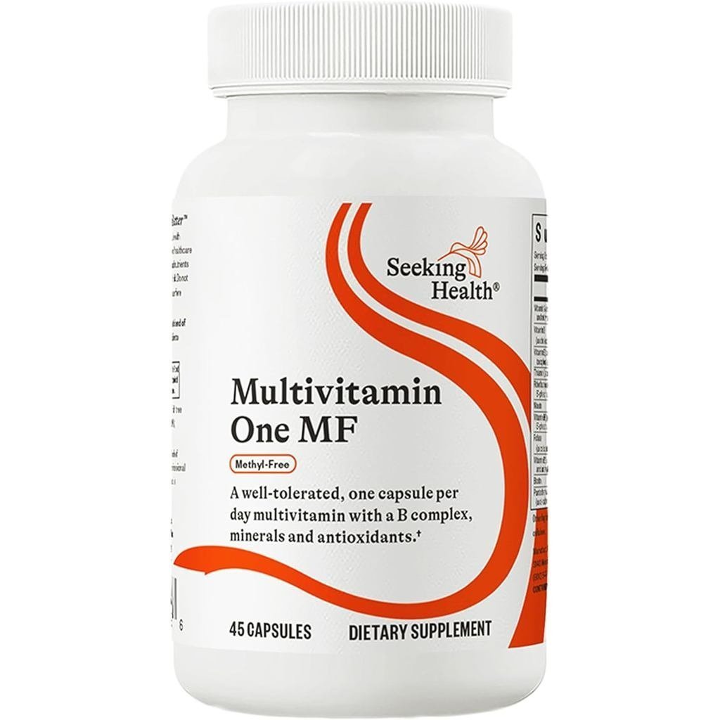 Seeking Health Multivitamin One MF แคปซูลวิตามินรวมสำหรับผู้adult, ปลอดเมทิลพร้อมสารบำรุง B12 และ Fo