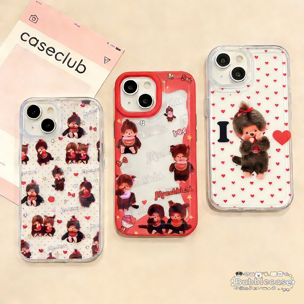 เคสมงช์มงช์ ลายน่ารัก แถมฟรีสายห้อยเคส Realme C55 C53 C51 C21Y C25s C35 C25 5i 5 C21 C30 C3 C25Y Note50 C15 9i C31