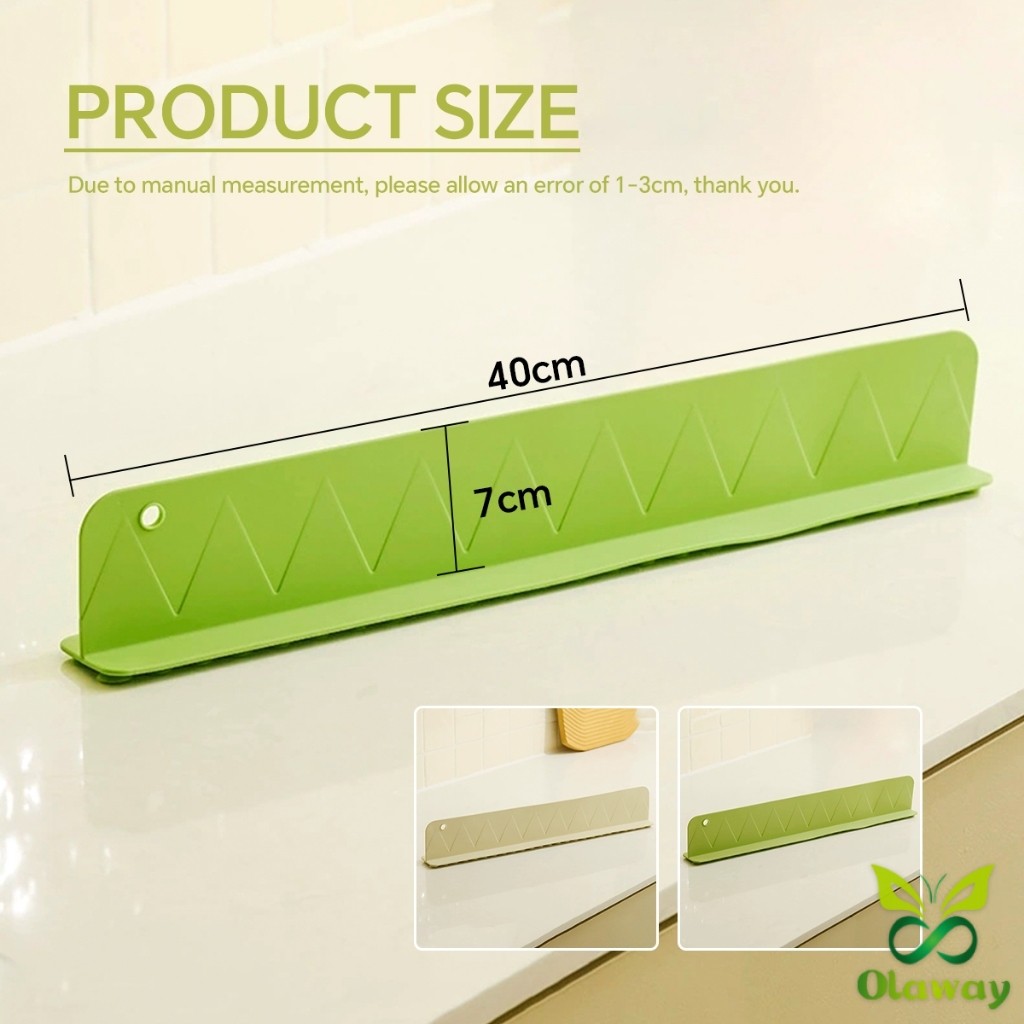 Olaway แผ่นซิลิโคน  กันน้ำกระเด็น สำหรับ อ่างล้างจาน รักษาความสะอาดบนโต๊ะ Sink baffle - รูปที่ 5