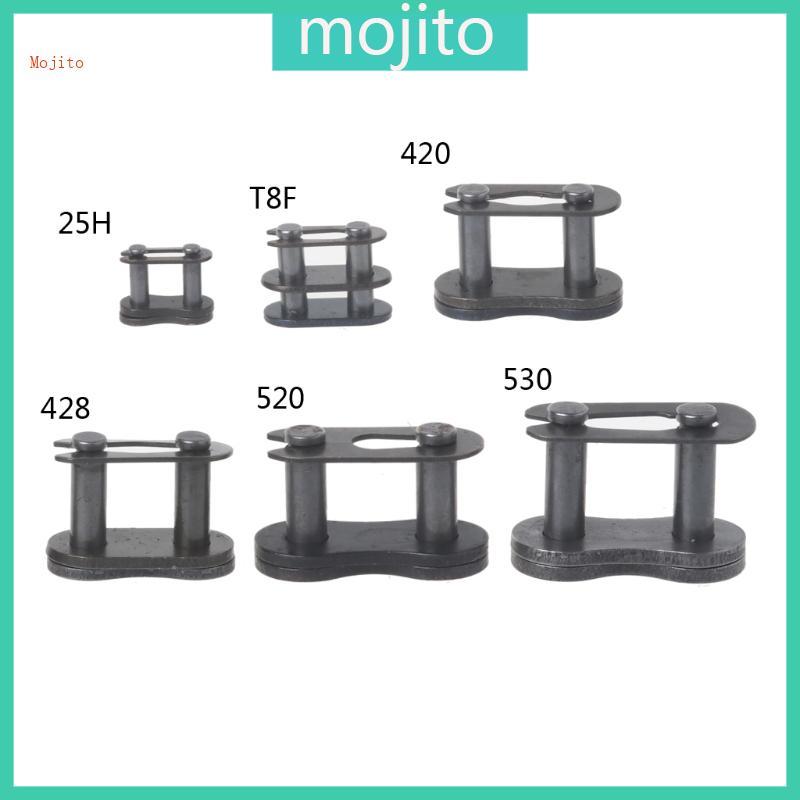 Mojito โซ่รถจักรยานยนต์ Master Buckle Ring Link 25H T8F 420 428 520 530 Connector