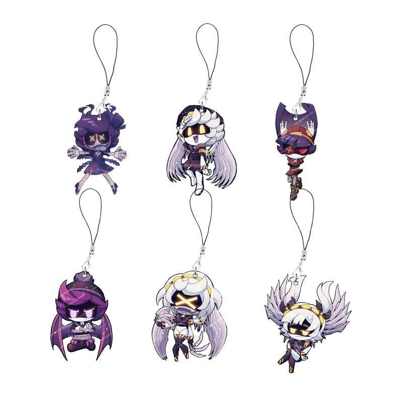 อะคริลิค Murder Drones โทรศัพท์มือถือ Charms Murder Drones UZI N J DOLL จี้ขนาดเล็กโทรศัพท์พวงกุญแจแ