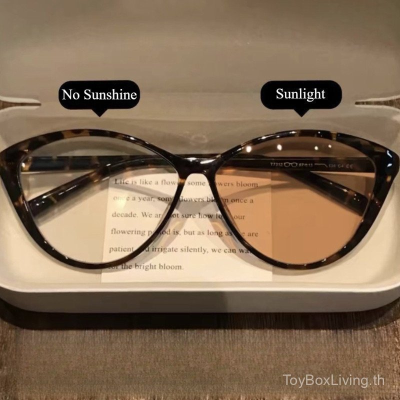 <![ZM] แว่นสายตาสั้น 75~400 พร้อมเลนส์ปรับแสงอัตโนมัติ กันยูวี99%