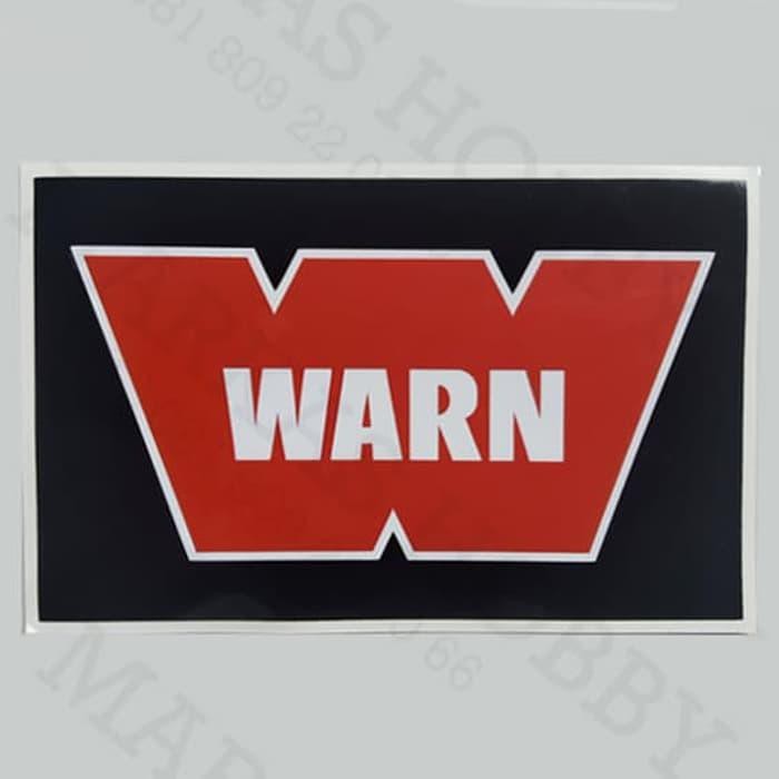 Winch Warn Black Edition สติ๊กเกอร์ติดมอเตอร์ไซค์รถยนต์ อุปกรณ์ตกแต่งรถยนต์ สติ๊กเกอร์