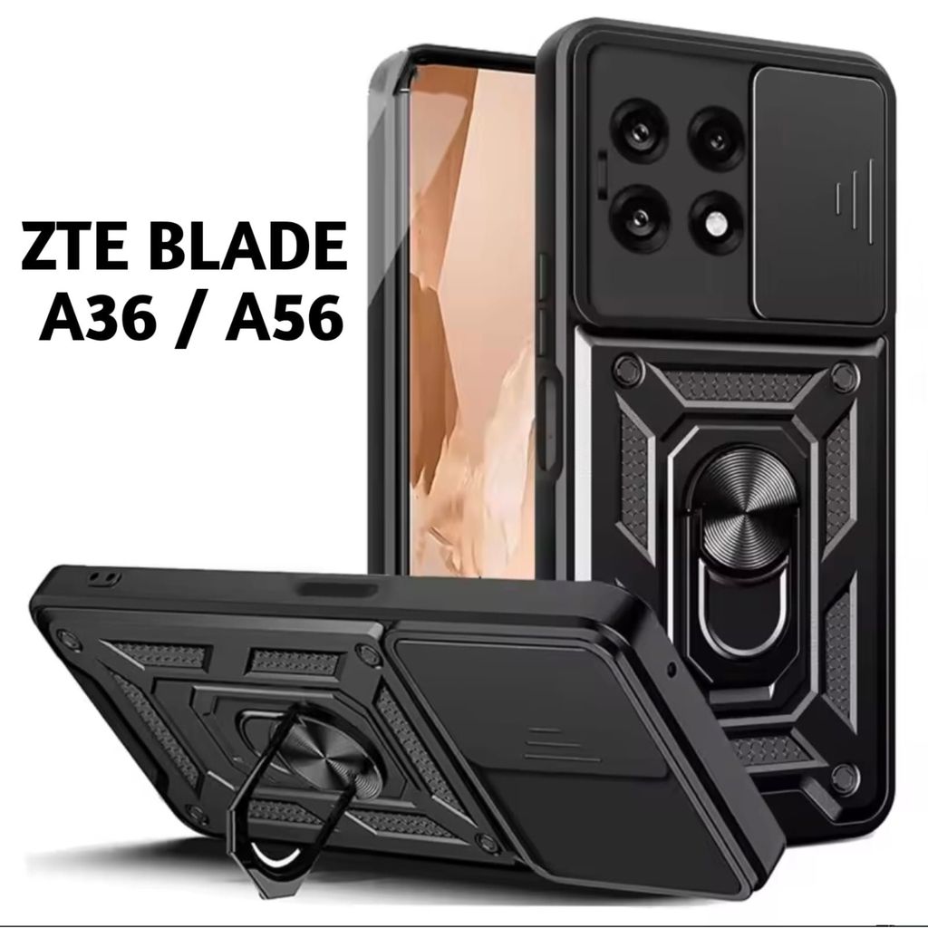 KING CASE สําหรับ ZTE BLADE A36 A56 / ZTE BLADE A35 A55 / ZTE BLADE A34 A54 SLIDE IRING CASING TRANS