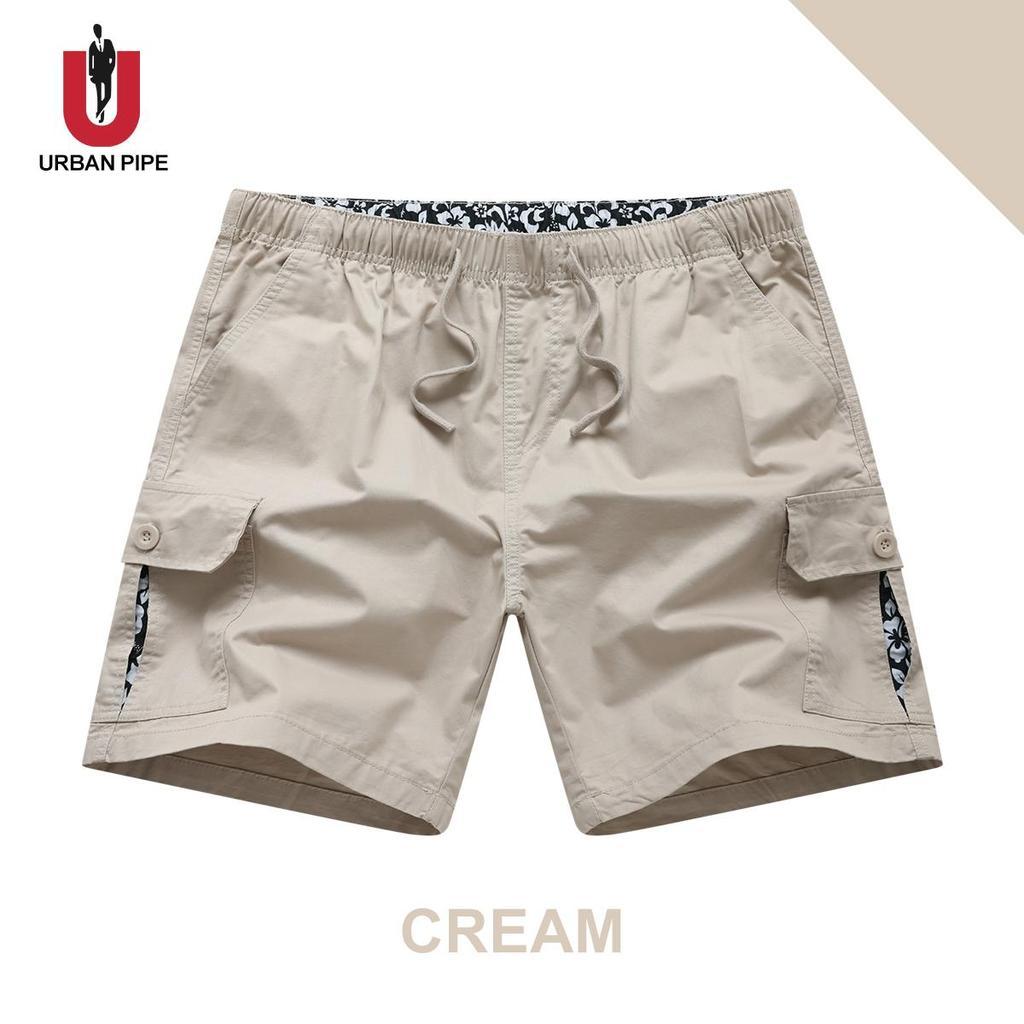 URBAN PIPE กางเกงขาสั้นผู้ชายทรงคาร์โก้ 6 กระเป๋า เหนือเข่า ไซส์ 28-34 พิมพ์ลาย เหนือเข่า 5218 - รูปที่ 3