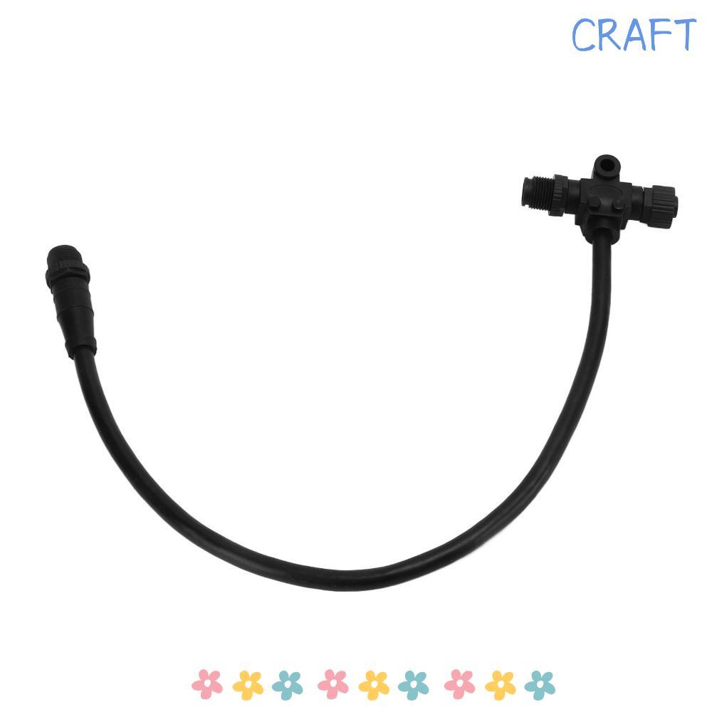 CRAFT 5 Pin T Connector, T Connector M12 อินเทอร์เฟซ Backbone Drop Cable, Drop Cable IP67 กันน้ํา 5 