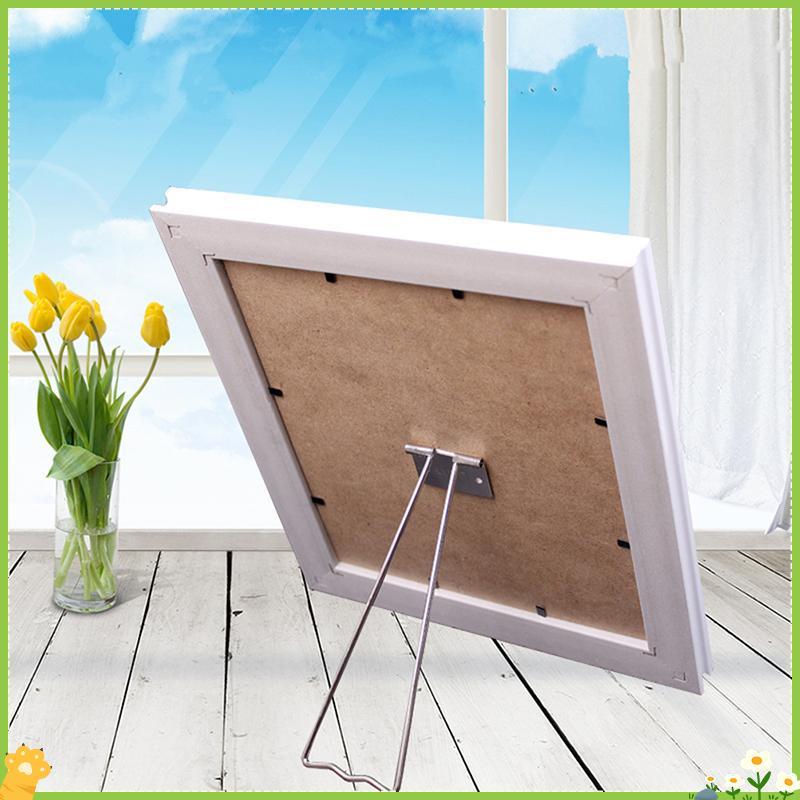 [JL] กรอบรูปเหล็กผู้ถือแท่นกรอบรูปรองรับขาตั้งจอแสดงผล 5 8 10 นิ้ว null