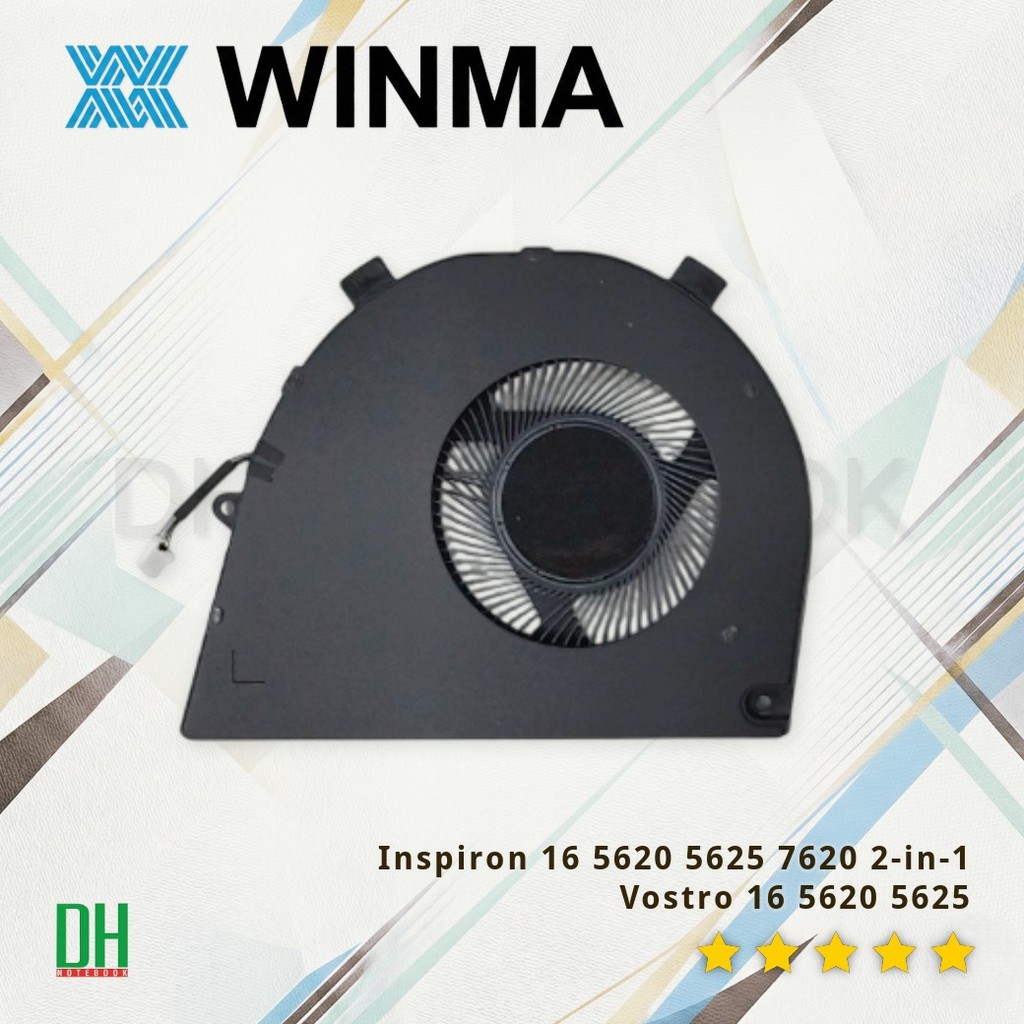 พัดลม สำหรับ Inspiron 16 5620 5625 7620 2-in-1 Vostro 16 5620 5625 อะไหล่โน๊ตบุ๊ค 0T8R2T T8R2T 5V 0.