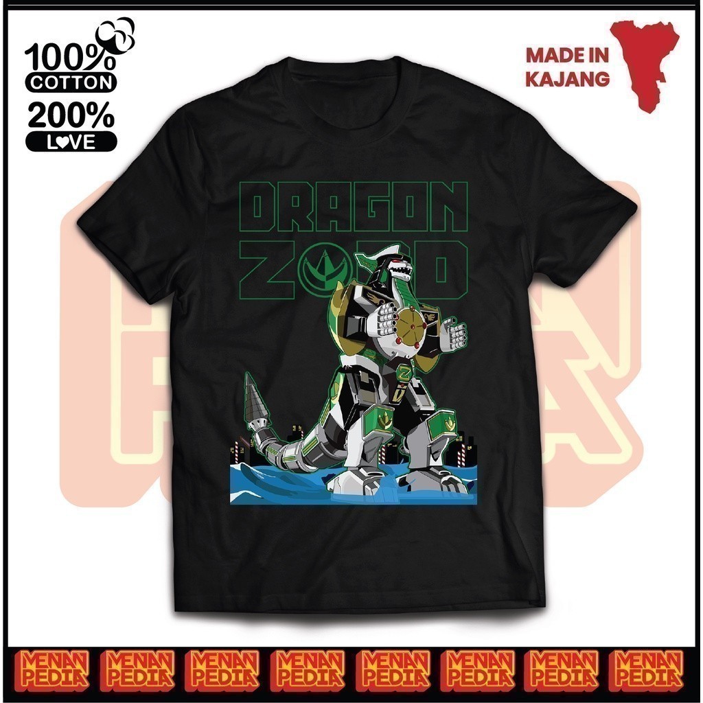 Dragonzord 2026 แฟชั่น Mighty Morphin Power Rangers TShirt / Jersey ชุดไมโครไฟเบอร์ / Jersey Sublima