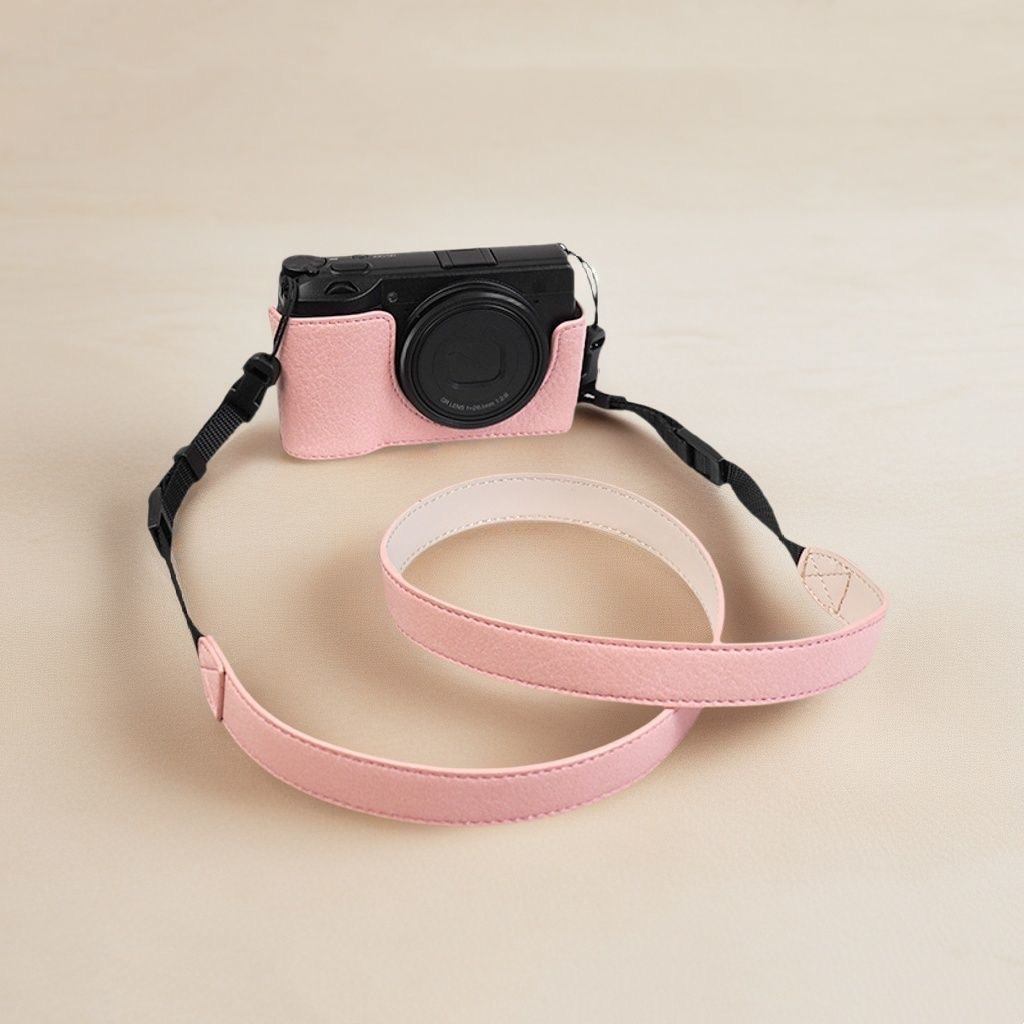 เหมาะสําหรับ Ricoh gr4 กรณี GR4 กระเป๋ากล้อง gr3x กล้อง gr3hdf ฐาน GR3 หนังอุปกรณ์เสริม