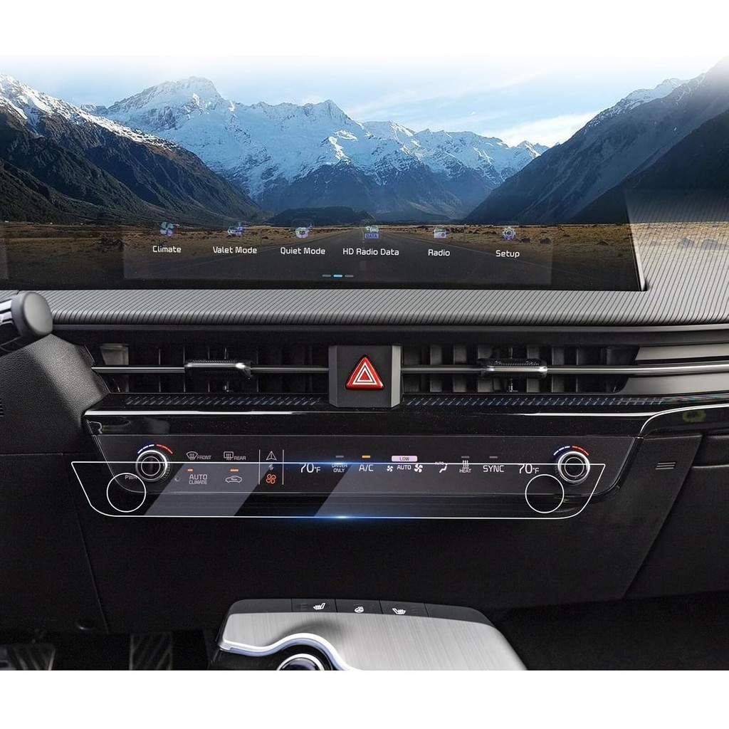 LUWU 2024 2025 Kia EV6 อุปกรณ์เสริมเข้ากันได้กับ 2022 2023 2024 2025 Kia EV6 ปกป้องหน้าจอ 2025 Kia E