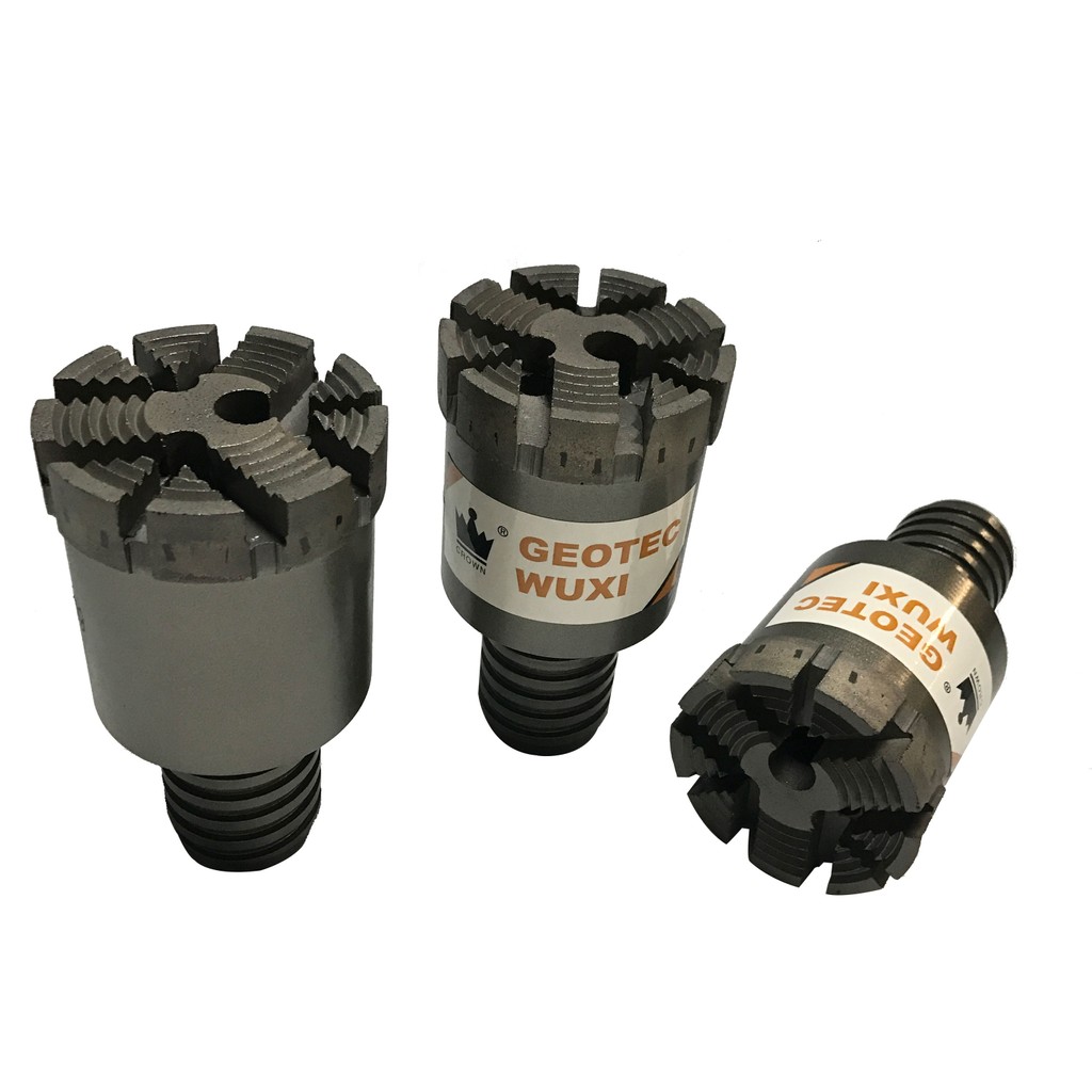 Aq Bq Nq Hq Pq เหล็กคาร์บอนเพชรเจาะ Bits ใหม่ Non-Coring Bit สําหรับขุดปลอมการประมวลผล 1 PC MOQ สีดํ