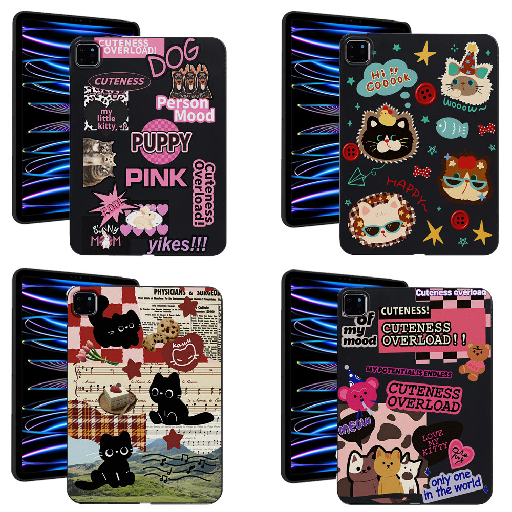 เคสสำหรับแท็บเล็ต Samsung Galaxy Tab A9/A11/A9 Plus/A11 Plus เคสแบบบาง TPU สำหรับ Tab S8/S9/S9 FE/S9 Plus Tablet Cover