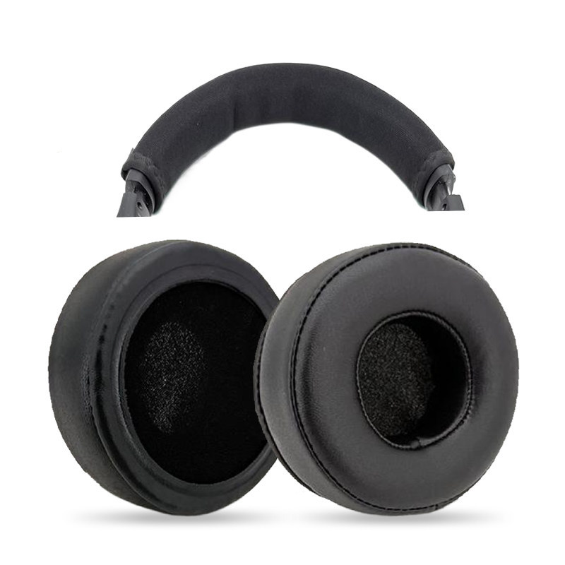 เหมาะสําหรับ Beyerdynamic DT240PRO Earmuffs หูฟังหูฟังหูฟังฟองน้ํา 80 มม.หนังหัว Beam กรณีป้องกันอุป