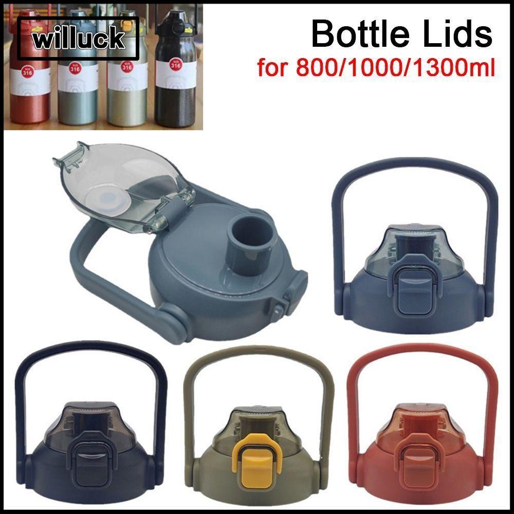 WILLUCK 1 ชิ้นขวดฝาปิด, Splash Proof ขวดอุปกรณ์เสริมถ้วย,ฟาง Handle Tumbber Universal ขวดอุปกรณ์เสริมสําหรับ Cllie 800/1000/1300ml