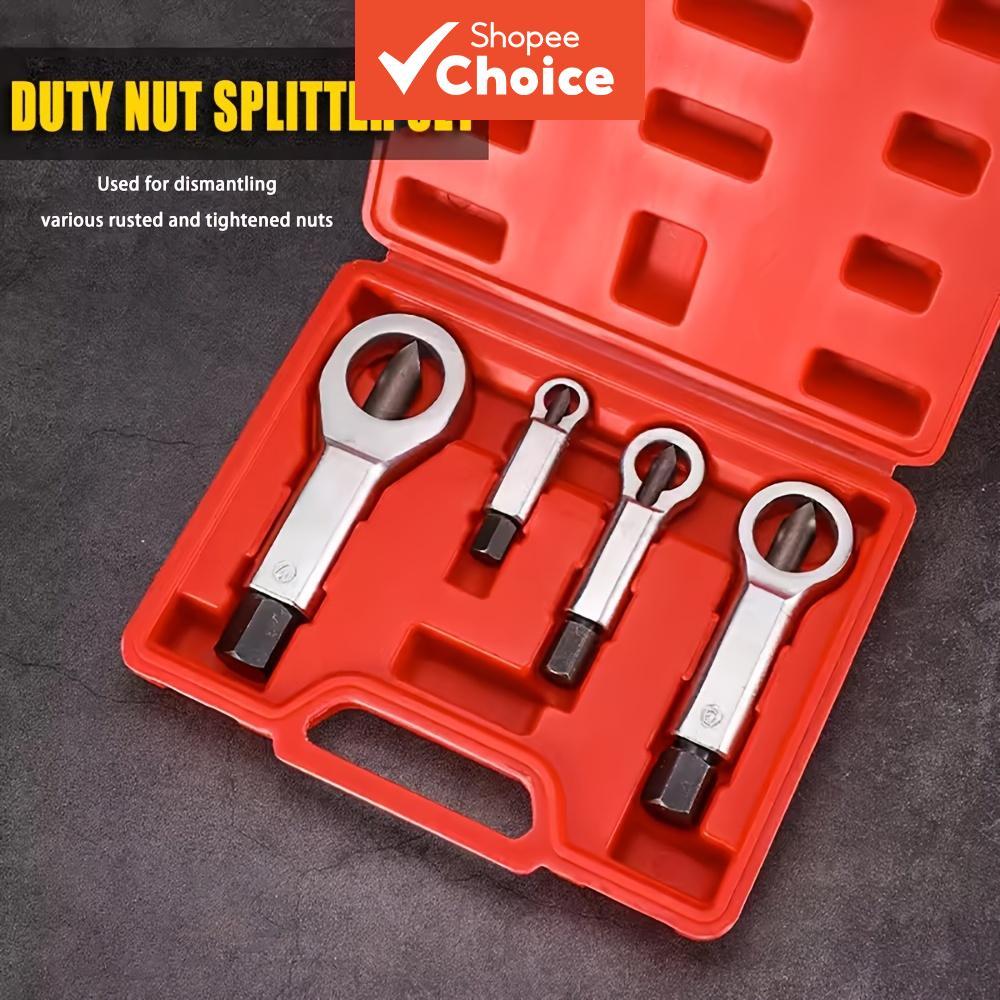 โลหะ Nut Splitter ชุดเครื่องมือ Heavy Duty Nut Splitter Kit คู่มือความดัน Nut Cracker Remover Extrac