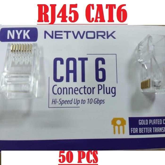 ขั้วต่อ NYK Cat6 RJ45 - ขั้วต่อ Cat6 RJ45