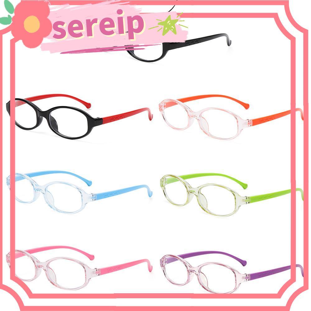 SEREIP Ellipse แว่นตาสําหรับเด็กป้องกันรังสีป้องกันรังสีป้องกันรังสีบลูเรย์แว่นตาคอมพิวเตอร์ป้องกันร