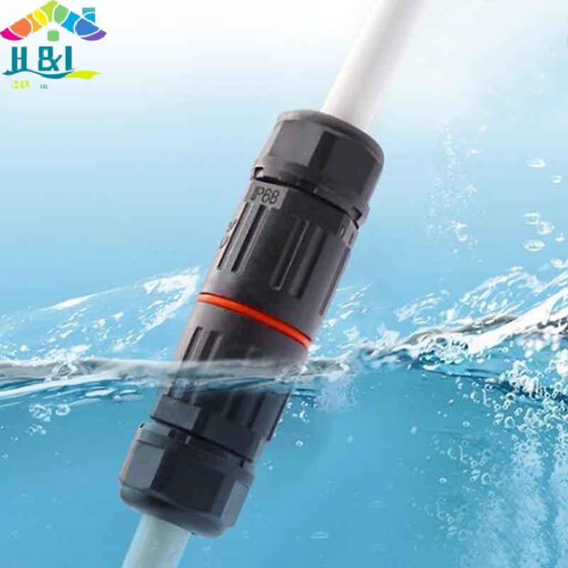 H&L IP68 อุตสาหกรรมไฟฟ้ากันน้ําขั้วต่อสายไฟปลั๊กกลางแจ้ง Soet {th}