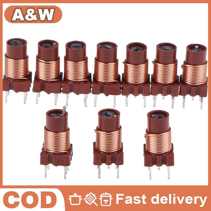 Null 10pcs 12T 0.6uh-1.7uh ปรับความถี่สูง Ferrite Core Inductor null