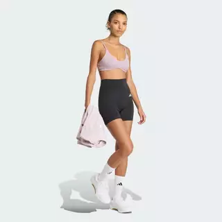 adidas Gym & Training บราซัพพอร์ตระดับต่ำ Optime Essentials Workout ผู้หญิง สีม่วง KE9868
