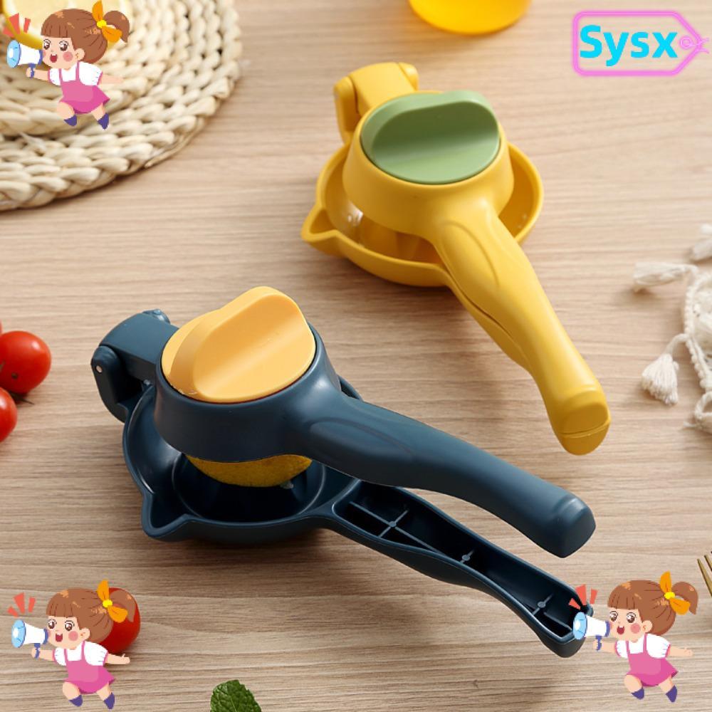 SYSX Lemon Lime Squeezer, Max Extracting Press Hand Juicer, Multifunctional Grapefruit Manual Manual