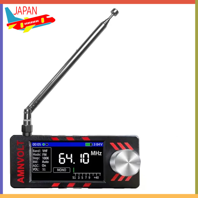 Zmart AMNVOLT ATS MINI SI4732 Full Band DSP Radio Pocket Receiver FM AM MW SW SSB with Hi-Z Headphon