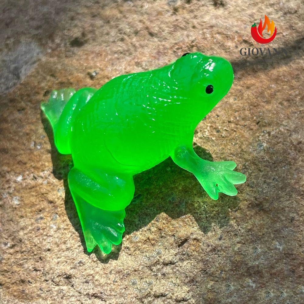 GIOVANNI Spoof จําลองกบรุ่นเด็กของขวัญของเล่นเด็กคางคก Tricky น่ากลัว Buoyant น้ําบีบกบของเล่น