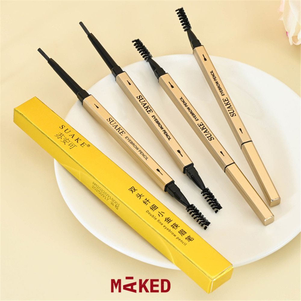 Smooth Eyebrow Pencil Describe Eyebrow Pencil Smooth Anti-smudge Eyebrow Pencil Combing Waterproof E