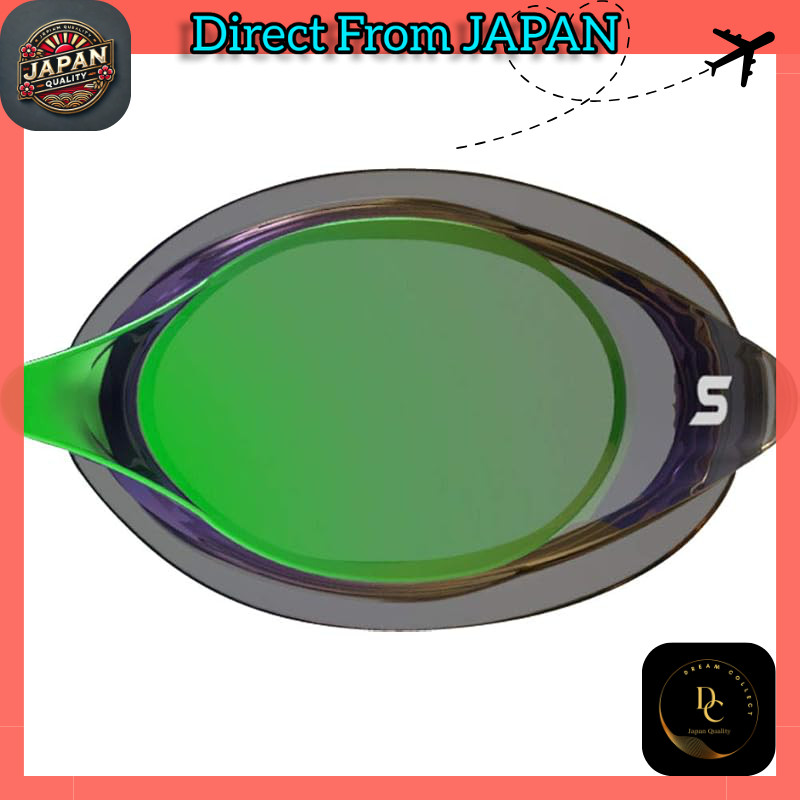 Japanese-Made Prescription Swimming Goggles SRCL-7N - Racing No Cushion Anti-Fog for Adults, Approve