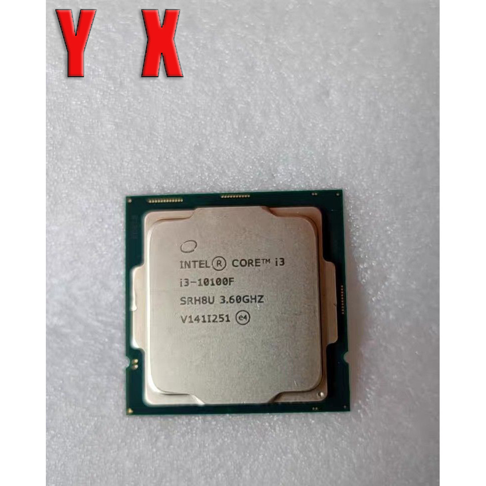 ใช้อัพเกรด Gaming CPU คอมพิวเตอร์เดสก์ท็อป 10th Gen Core i3-10100F LGA 1200 CPU โปรเซสเซอร์ Comet La