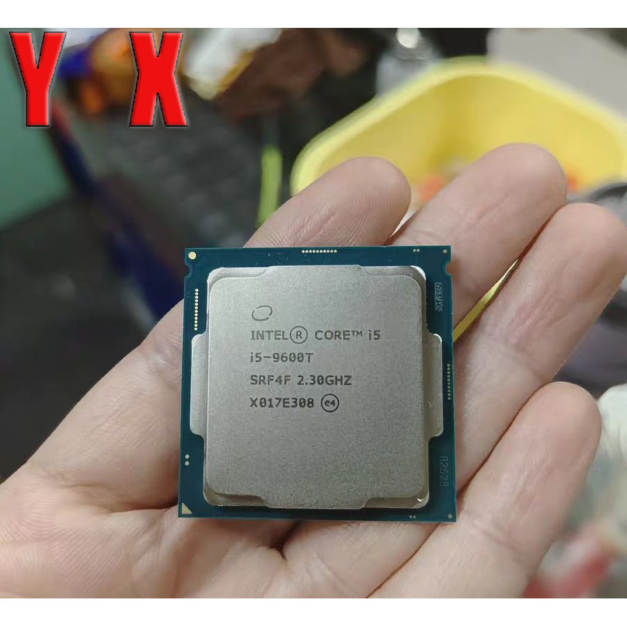 ใช้ 9Th Gen Core i5-9600T LGA1151 CPU โปรเซสเซอร์หก Core 2.3GHz 9MB 35W อัพเกรดเกม CPU คอมพิวเตอร์เด
