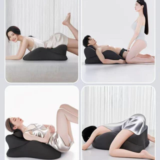 พนักพิงขนาดใหญ่ รองรับเอว ชุดเบาะ นุ่ม ปรับมุมได้ หลายท่า มีหมอนรองคอ Memory foam