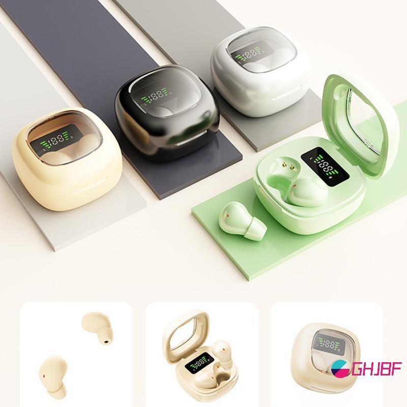 GHJBF] Wireless Sleep หูฟัง Retro ที่มองไม่เห็น patible หูฟัง In Ear Sleep หูฟังลดเสียงรบกวนเกมโทรหู