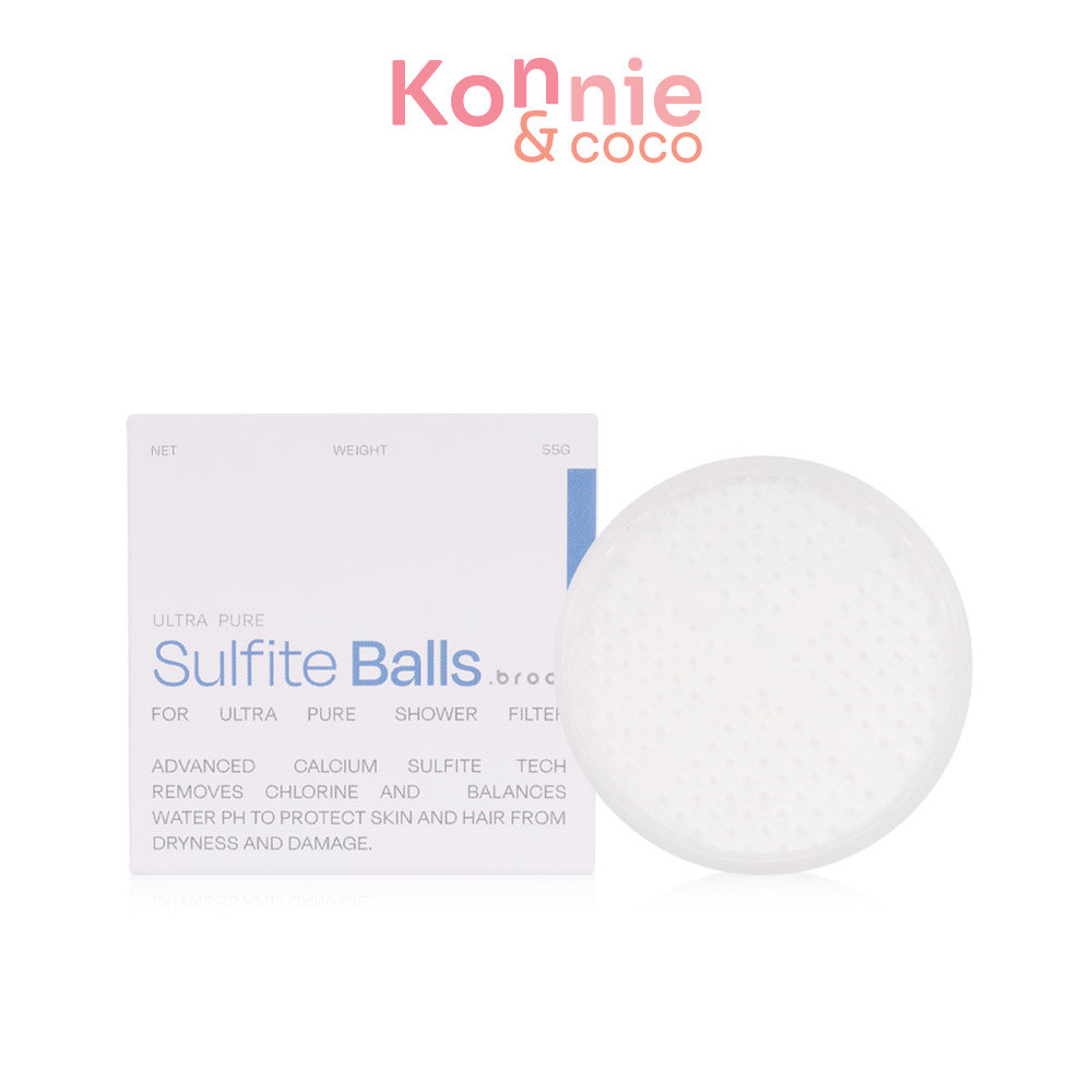 Broot Sulfite Balls For Ultra Pure Shower Filter 1pc นวัตกรรมแคลเซียมซัลไฟต์.