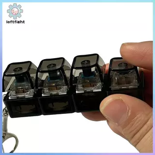 ซ้าย 4/9 คีย์คีย์บอร์ดแกนเครื่องทดสอบ LED คีย์บอร์ดของเล่นความเครียดบรรเทา DIY Fidget ปุ่ม Keycap Fidget พวงกุญแจของเล่นของขวัญ GHT