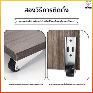 Yumol ล้อเลื่อนประตู 1 ชิ้น อลูมิเนียม กันหลุด ก้านปรับระดับ ประตูบานเลื่อน