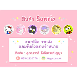 Box PE Size L Sanrio Storage Hello Kitty Keroppi กล่องเก็บของขนาดใหญ่สีขาว ลายการ์ตูนซานริโอ