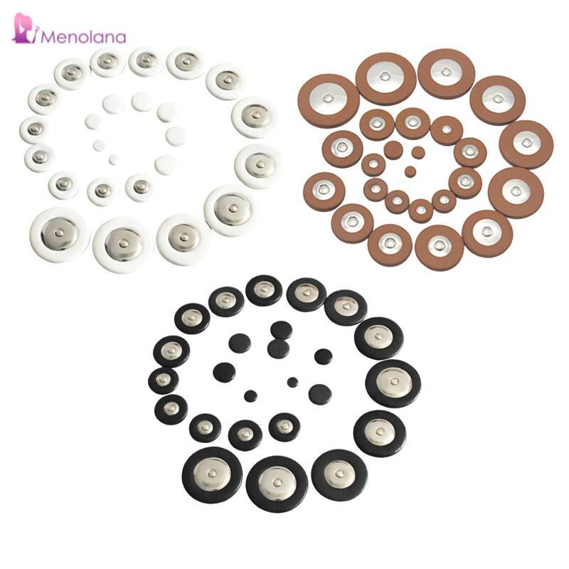 [Menolana] Alto Saxophone Parts Multi Size Portable Pad Set Direct Replacement for Alto Saxophone Ma