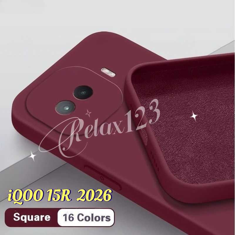 สําหรับ iQOO 15R 5G vivo iQOO 15 R iQOO15R iqoo 15 R 15R iQOO 15 Ultra iqoo 15r 5G ปลอก 2026 ขอบตรงน