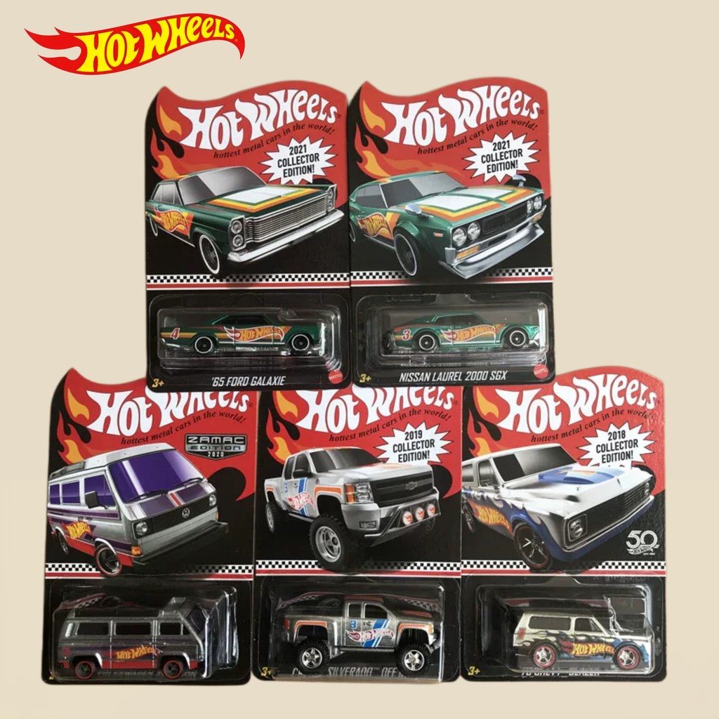 Hot Wheels Redline 52nd Anniversary Pearl & Chrome Limited Edition Diecast 1:64 รถโลหะผสม GJW48 รุ่น