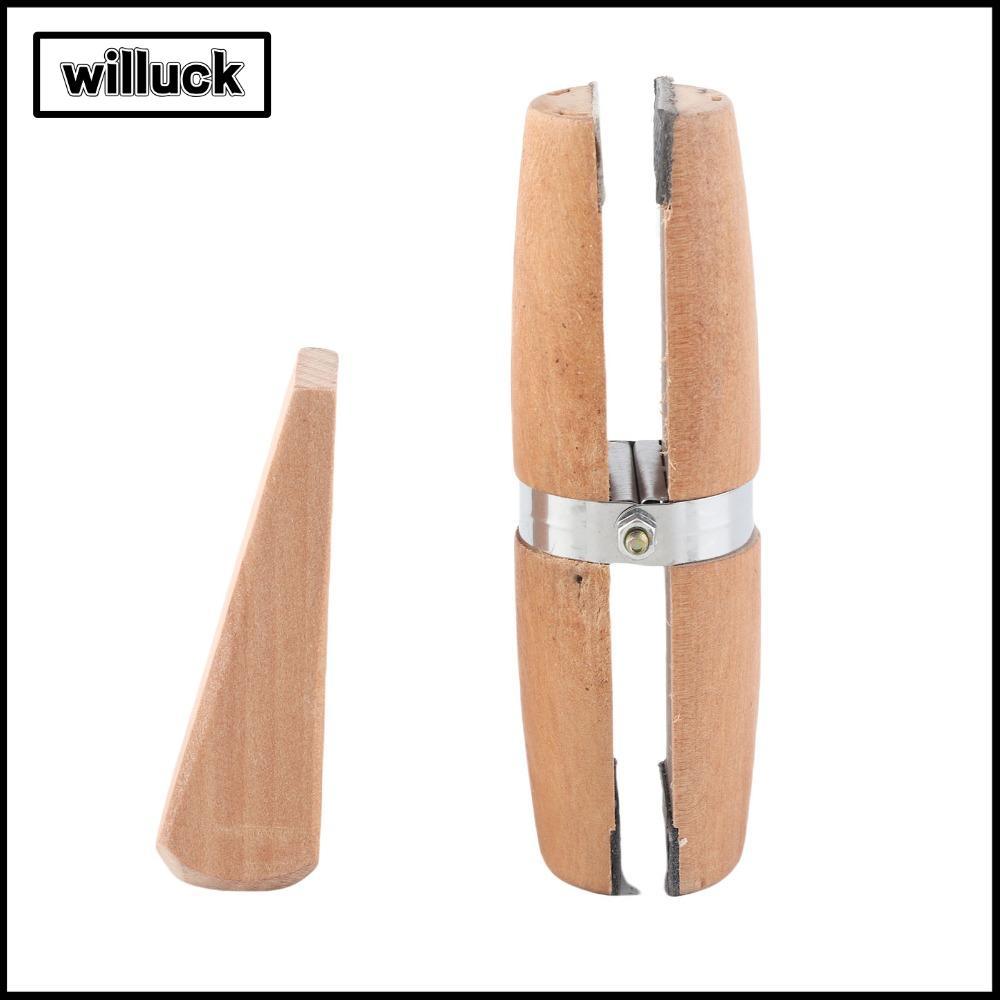 WILLUCK ที่หนีบแหวนไม้ วัสดุไม้คุณภาพดี อุปกรณ์สำหรับช่างอัญมณีและงานแกะสลัก
